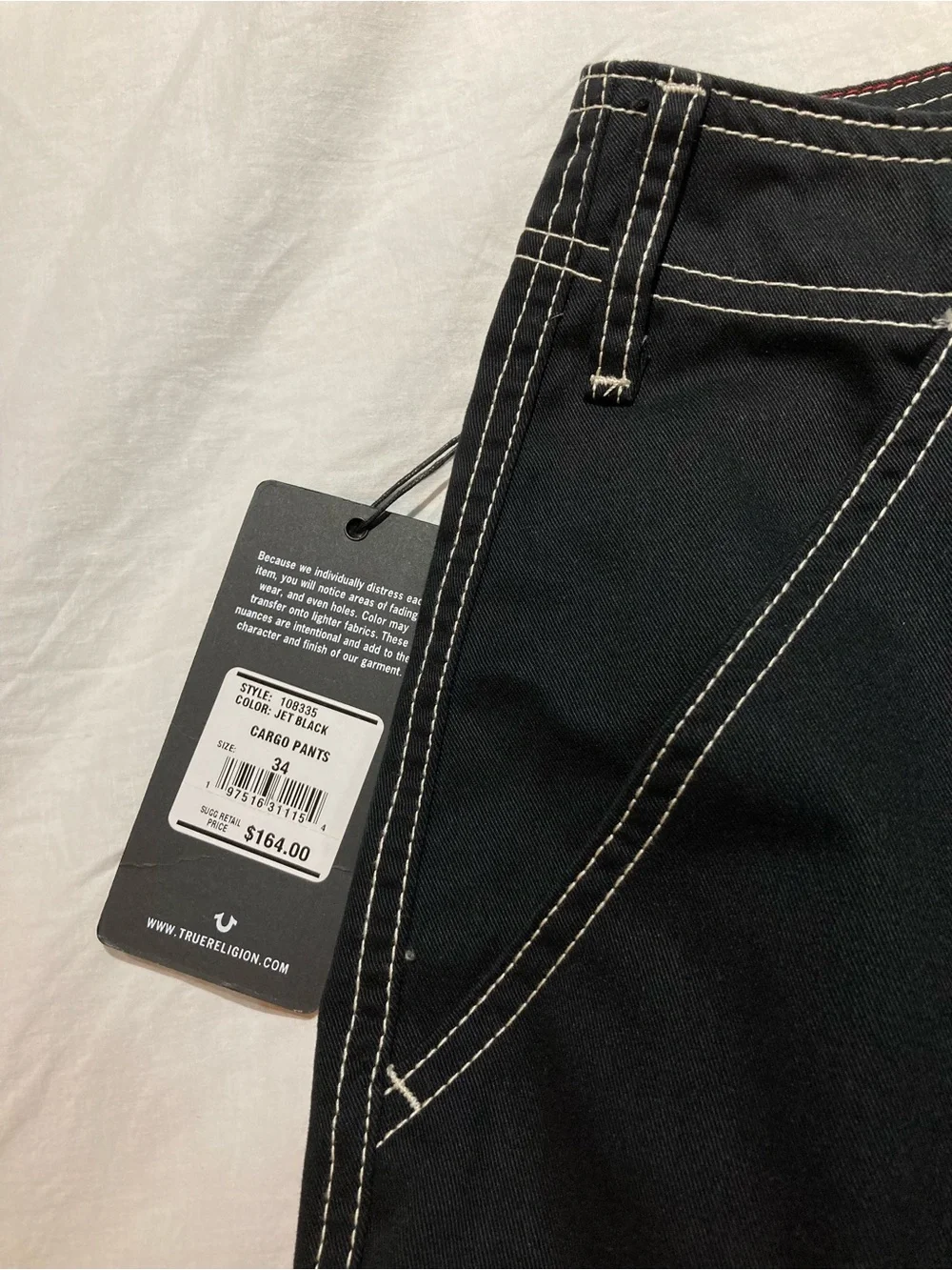 True Religion Cargo Pants, Men’s size 34x32, NWT! $164.00!